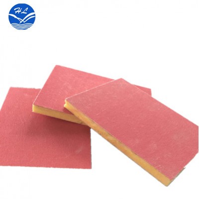 India market High quality acoustic 12mm 15mm fiber glass wool insulatsheet laminated gypsum board suspended ceiling board price